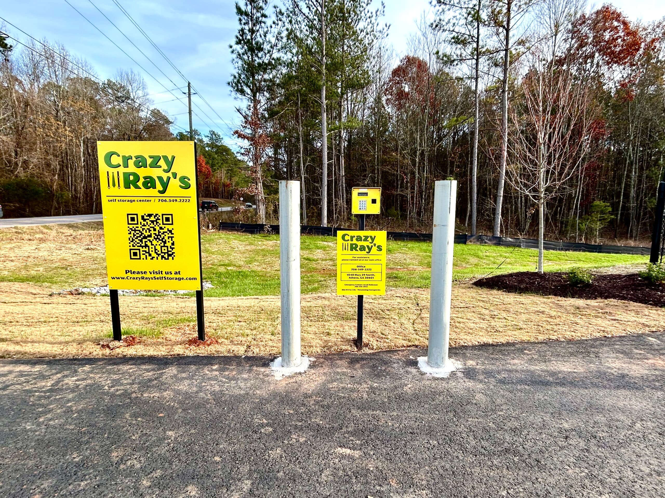 Storage units at Crazy Ray's Self Storage
